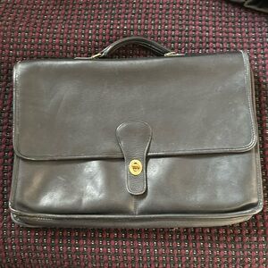 Vintage Coach Briefcase with Strap